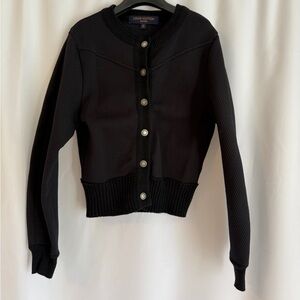 Authentic Louis Vuitton Uniform Black Button Jacket - XS